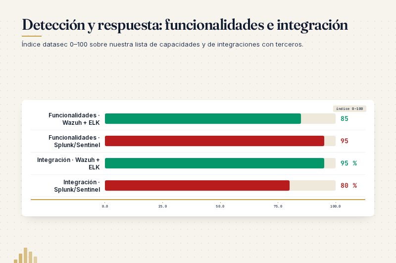 Detección y respuesta: funcionalidades e integración